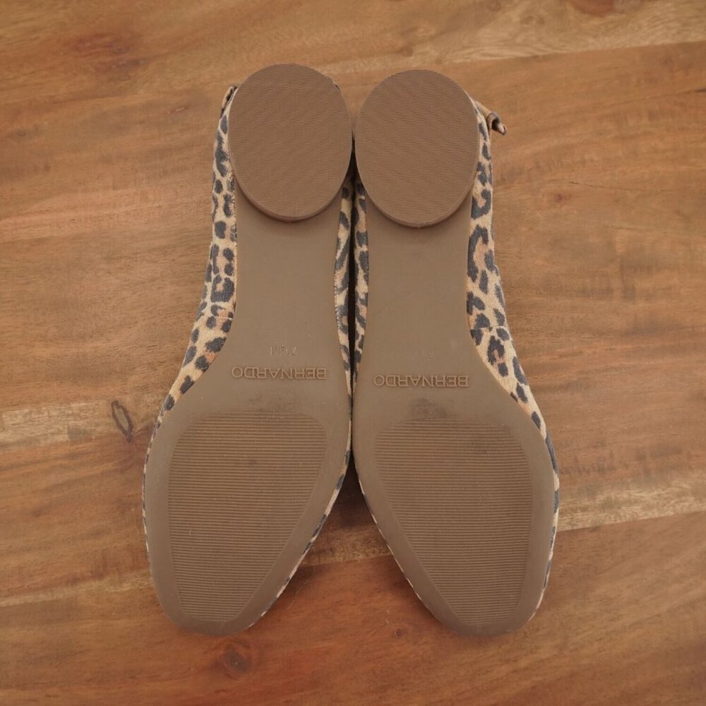 Bernardo Leopard Print Flats - Picture 10 of 11